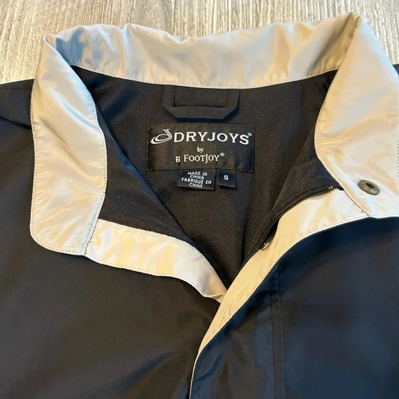 DRYJOYS BY FOOTJOY MEN'S SIZE SMALL WINDBREAKER GOLF JACKET WITH LINING S/S - Picture 2 of 9